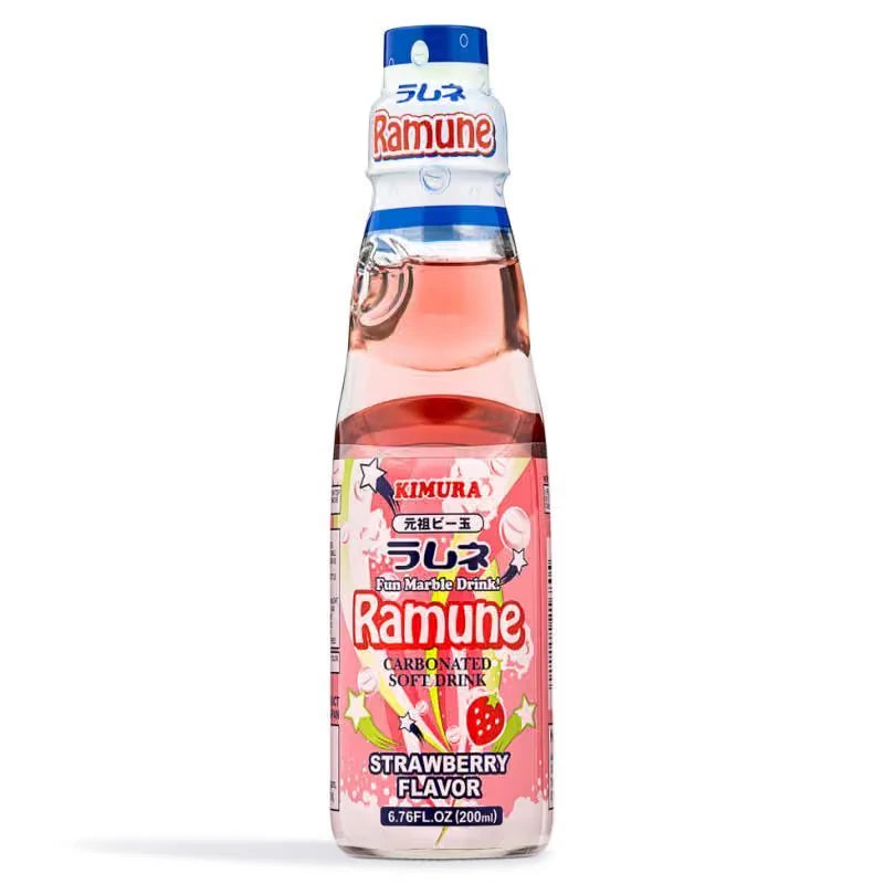 Kimura Ramune Strawberry 200ml