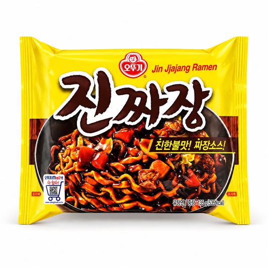 Ottogi Jin Jjajang Ramen Korean black bean noodles 135g
