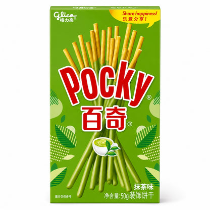 Glico Pocky Matcha Biscuit Sticks 50g pack