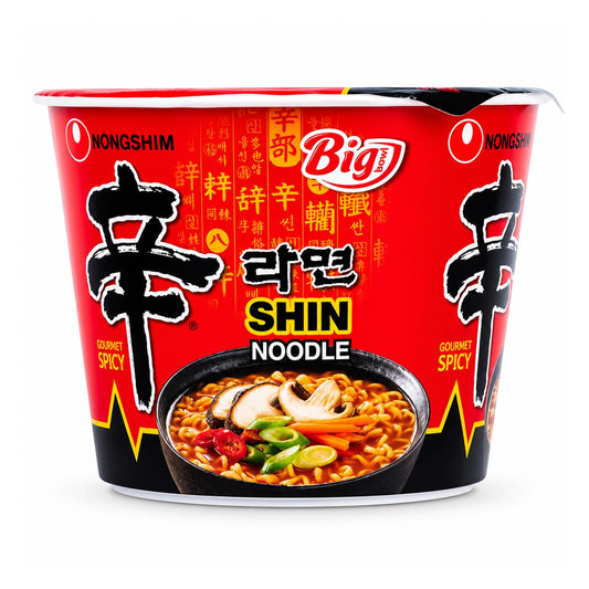 Nongshim Big Bowl Shin Noodle 114g Korean spicy instant noodle bowl