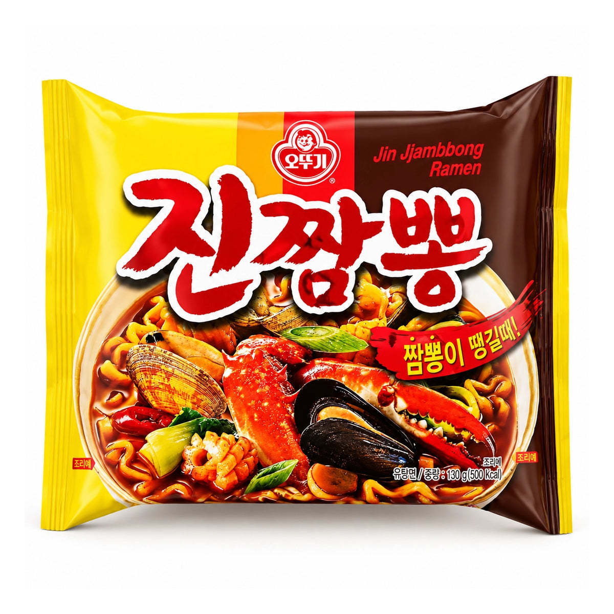 Ottogi Jin Jjambbong Spicy Seafood Noodle 130g packet