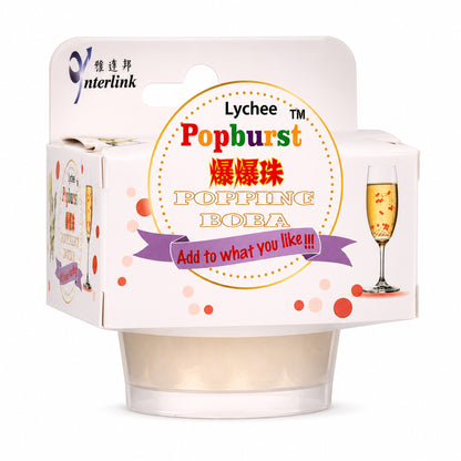 RW Popburst Lychee Popping Boba 130g pack