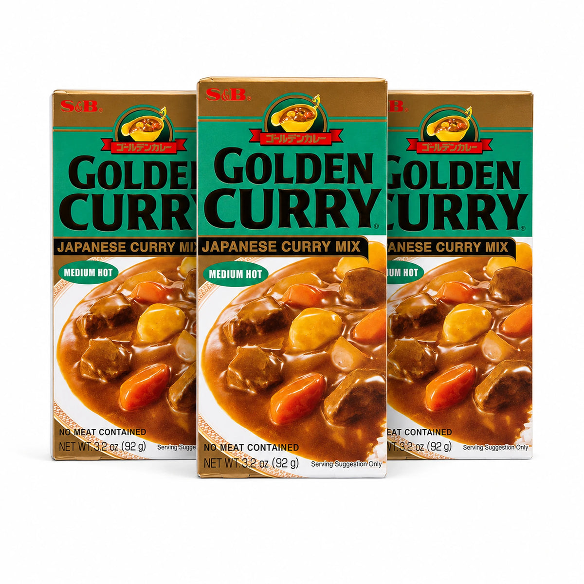 S&B Golden Curry Japanese Curry Mix Medium Hot 92g