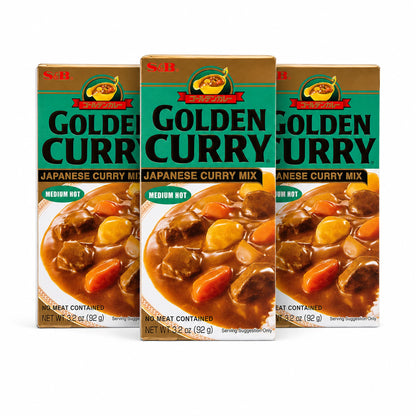 S&B Golden Curry Japanese Curry Mix Medium Hot 92g