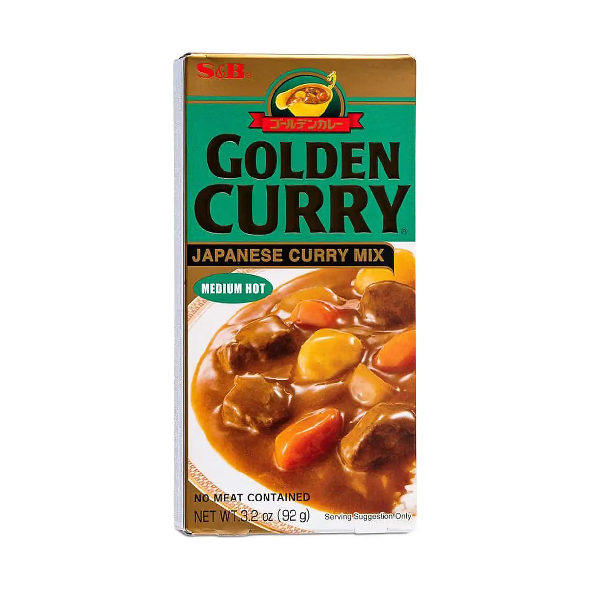 S&B Golden Curry Japanese Curry Mix Medium Hot 92g